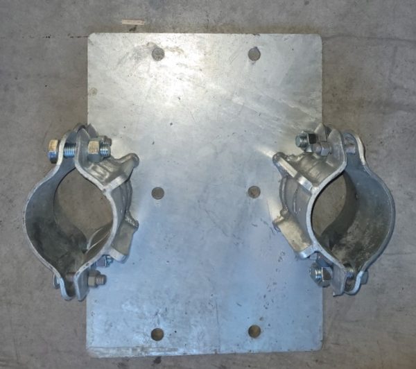 4 1/2" & 6 3/8" Double Carriage Post Mount Bracket for Rolling Center Magnum Cantilever